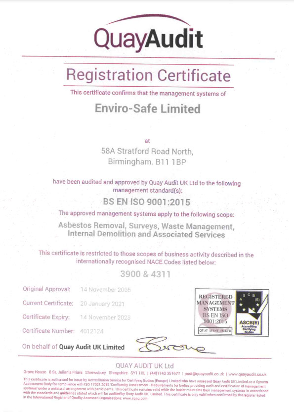 BS EN ISO 9001:2015